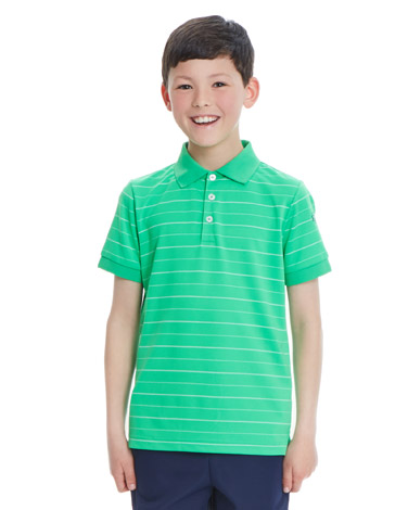 Pdraig Harrington Mesh Stripe Polo Shirt